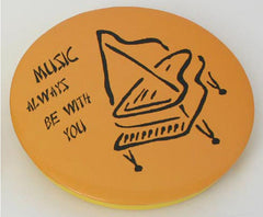 Money Deposit Can-Yellow w/Piano
