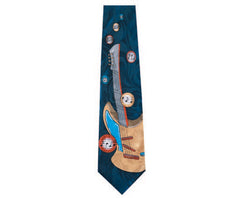 Necktie Silk-Electric Gtr & Notes