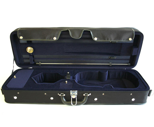 TG Oblong Vln Case - Lightweight Hill Style Black/Blue 3/4