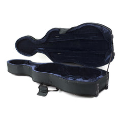 TG Lightweight Cello Case with wheels - Black 1/4