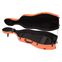 TG Polycarbonate Cello Case w/music pocket- Burnt Orange