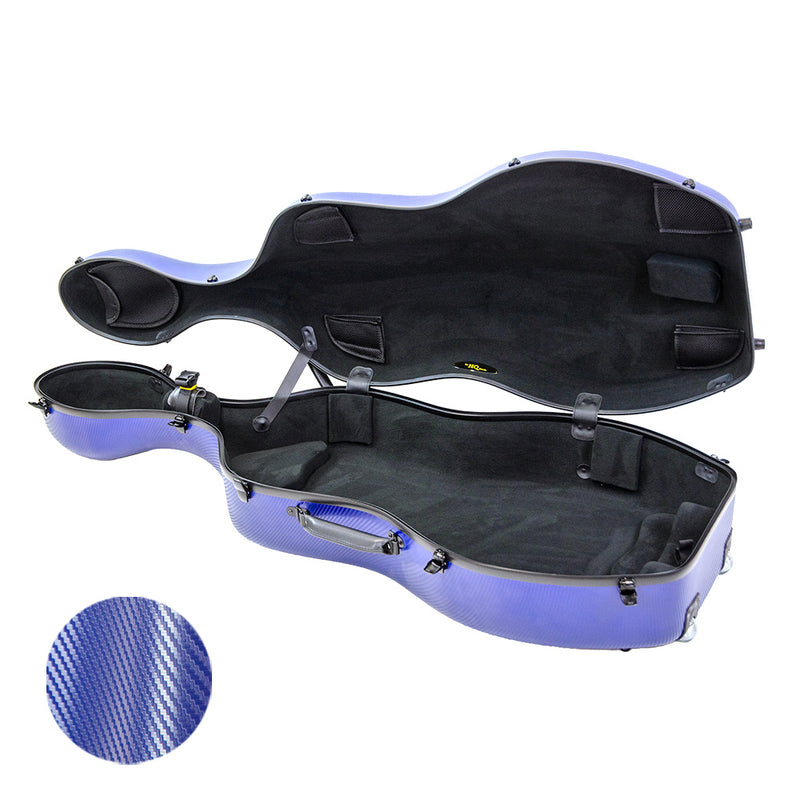 HQ Polycarbonate Cello Case-Textured Blue 4kg
