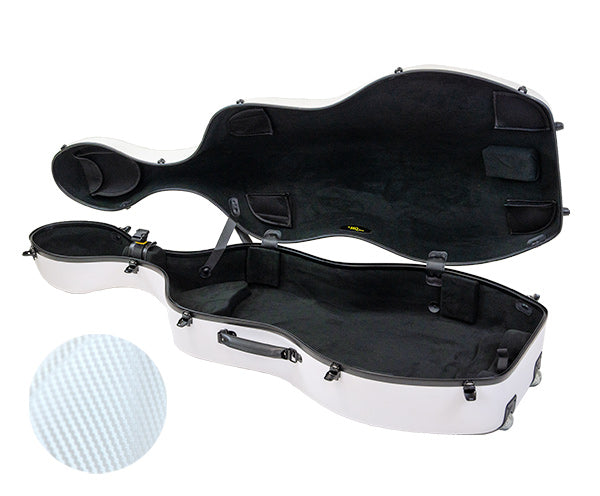 HQ Polycarbonate Cello Case-Textured White 4kg