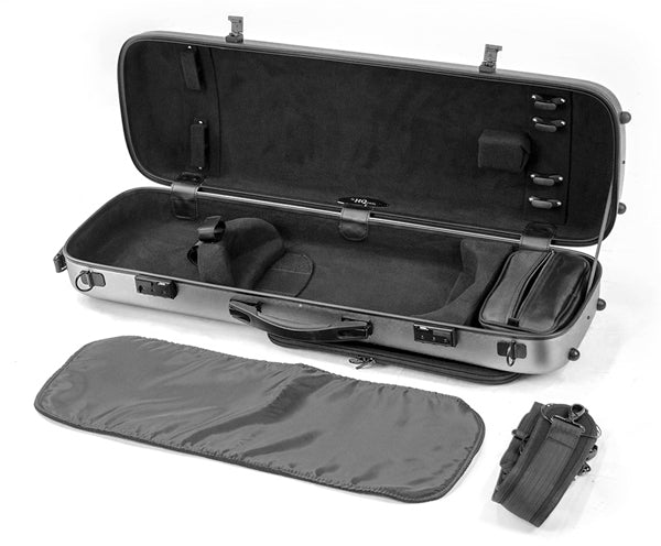 Oblong Violin Case-HQ Polycarbonate-Rose Gold