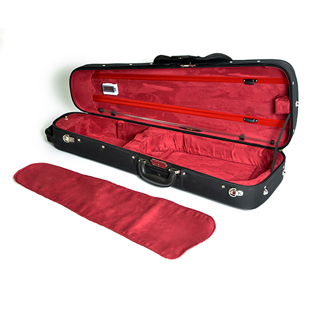 HQ Shaped Viola Case Woodshell Black/Wine