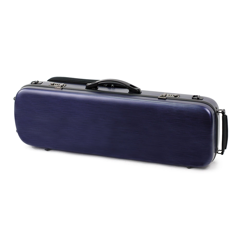 HQ Oblong Viola Case Polycarbonate Brushed Blue