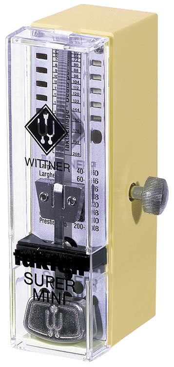 Wittner Taktell Super-Mini Series Metronome in Ivory Colour