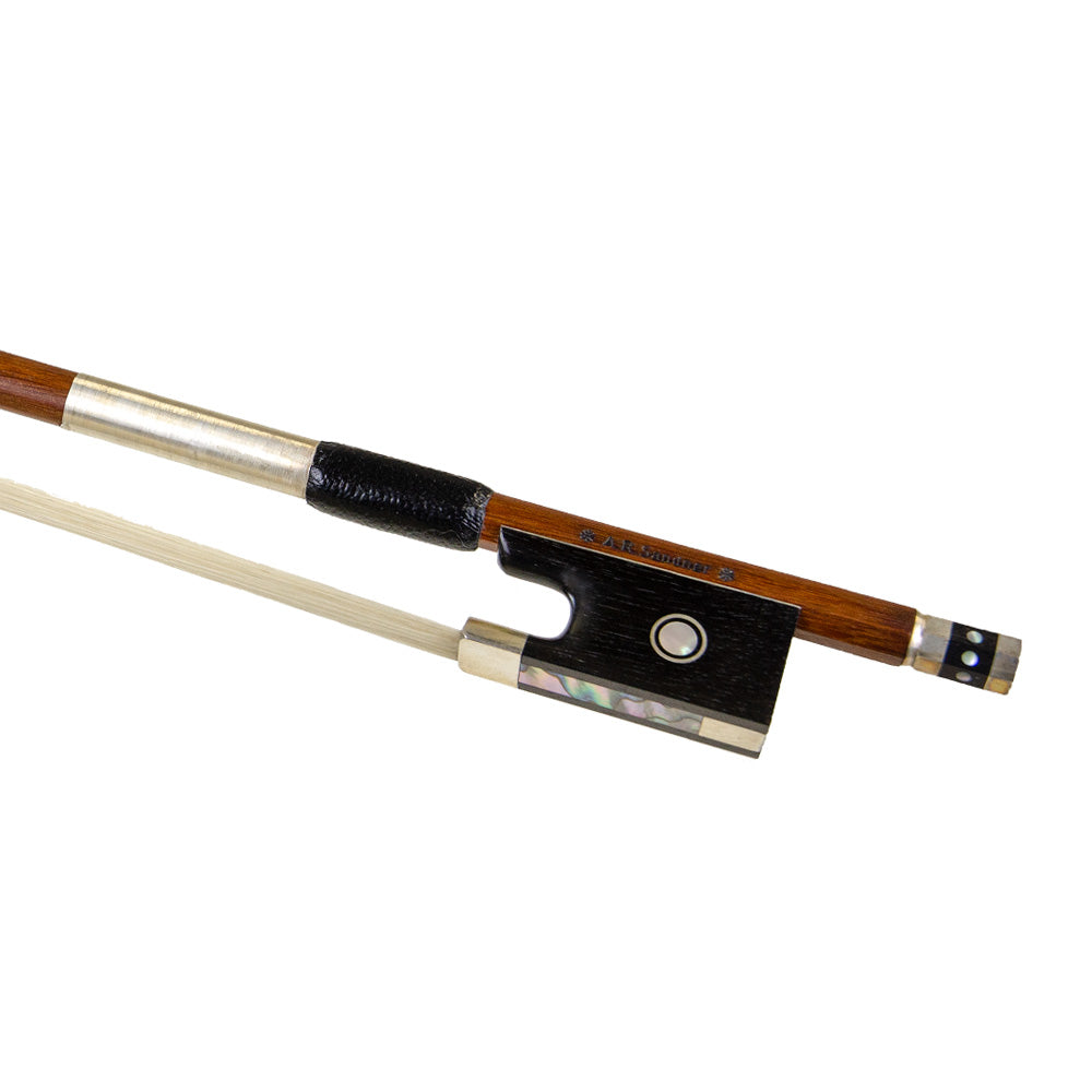 Violin Bow- *AR Sandner* Pernambuco Round Sterling Silver