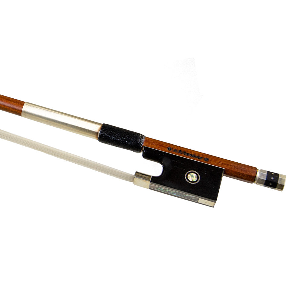Violin Bow-Sandner Pernambuco Round Inlaid/Silver