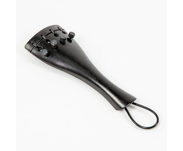 Viola Tailpiece Viola-Ebony Rnd. 4-Adj.125mm