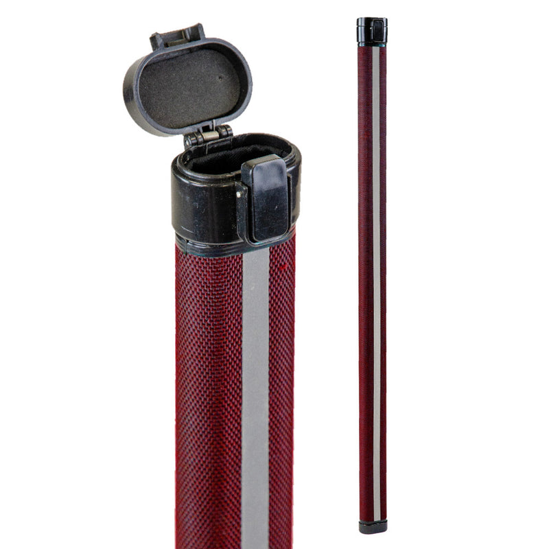Bow Case-TG Aluminium/Cloth-Violin or Cello-Red