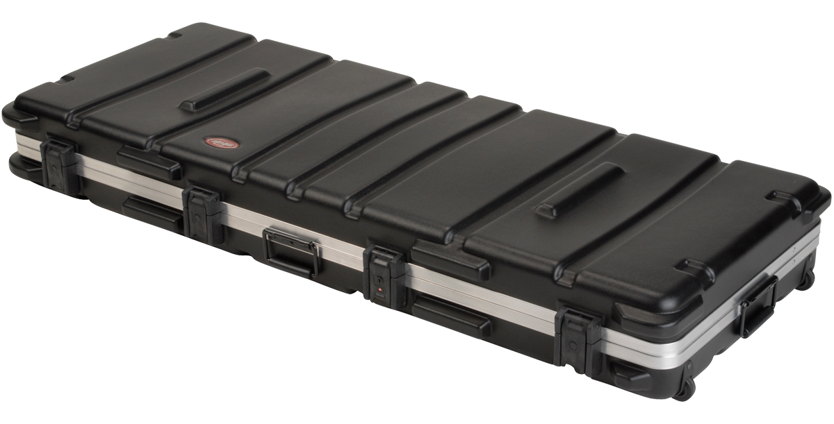 SKB 1SKB-5820W 88-Note Vacuum-formed Keyboard Case w/wheels TSA Locking trigger latch - 58.25