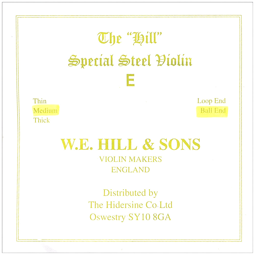 W.E. Hill & Sons The Hill Special Ball Medium Violin E