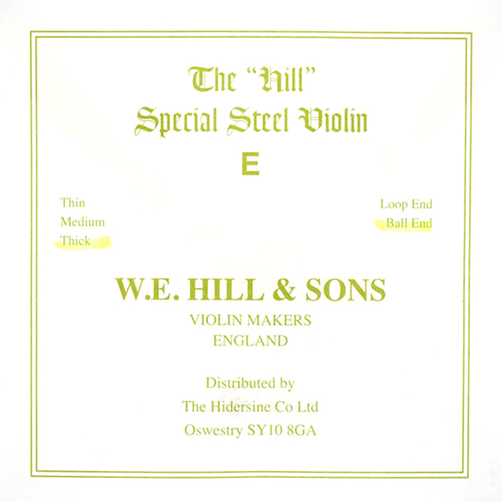 W.E. Hill & Sons The Hill Special Ball End Thick Violin E