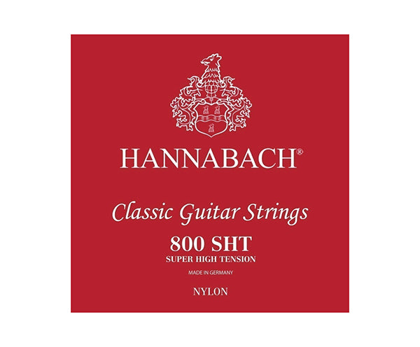 Hannabach Classical 800SHT Set - Red (Super High Tension)