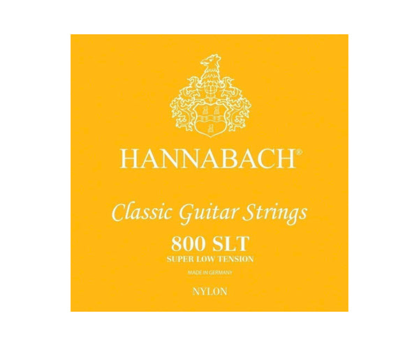 Hannabach Classical 800SLT Set - Yellow (Super Low Tension)