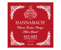 Hannabach Classical 815SHT Silver Special Set - Red (Super High Tension)