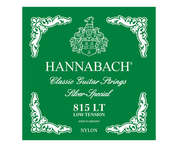 Hannabach Classical 815LT Silver Special Set - Green (Low Tension)