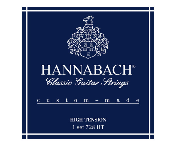 Hannabach Classical 728HT Custom Made Set - Blue (High Tension)