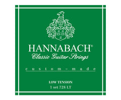 Hannabach Classical 728LT Custom Made Set - Green (Low Tension)