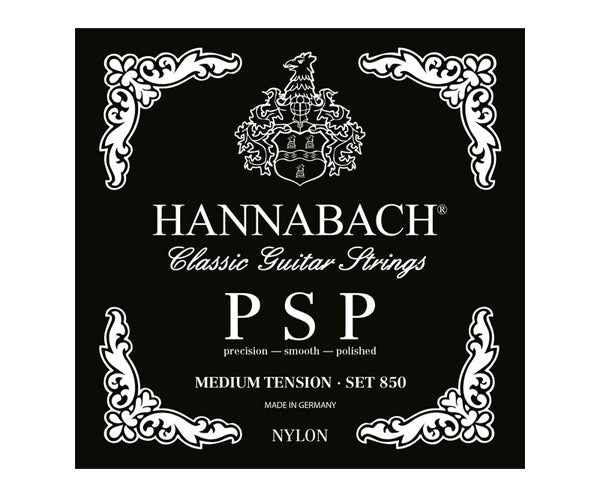 Hannabach Classical 850PSP Precision Smooth Polished set - Black (Medium)