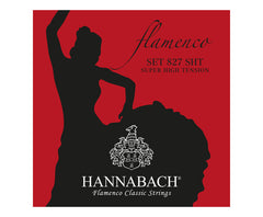 Hannabach Classical 827SHT Flamenco Set - Red (Super High Tension)