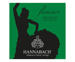 Hannabach Classical 827LT Flamenco Set - Green (Low Tension)