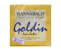 Hannabach Classical Trebles - Goldin Super-Carbon (GBE)