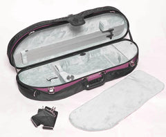 Bobelock Halfmoon Vln Case - Bobelock F/Glass - Pink