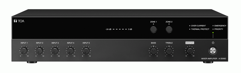 THE TOA A3548D 480W MIXER AMPLIFIER