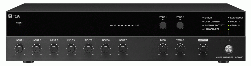 TOA A3612D 120W MIXER AMPLIFIER