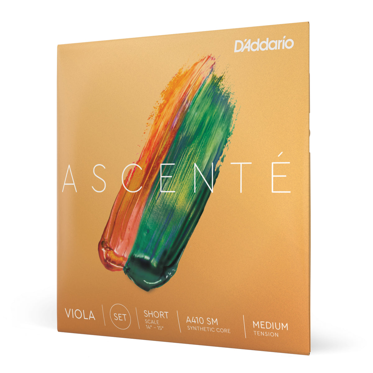 D'Addario Ascenté Viola String Set, Short Scale, Medium Tension