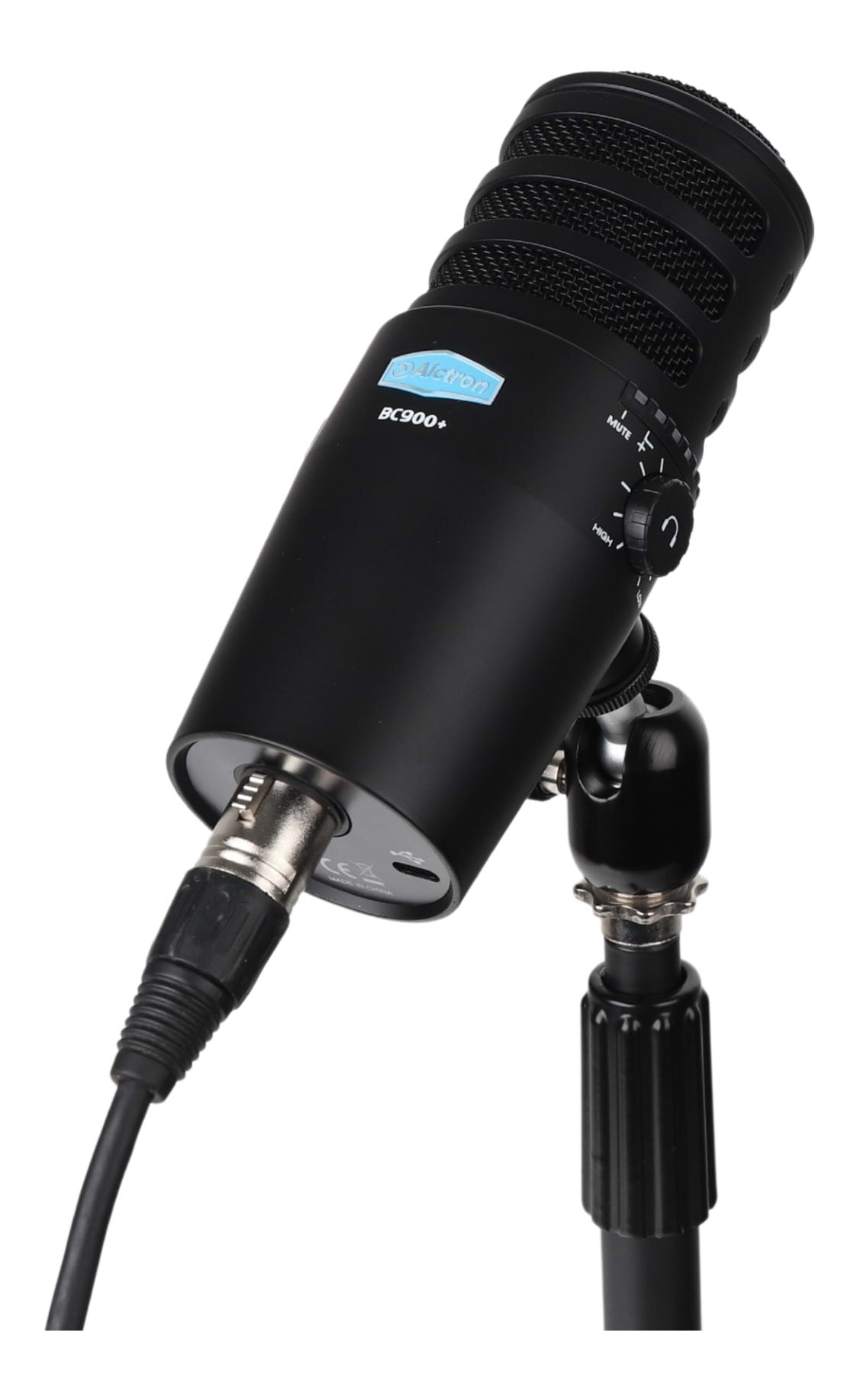 Alctron BC900+ USB/XLR Dynamic Broadcast Podcasting Microphone