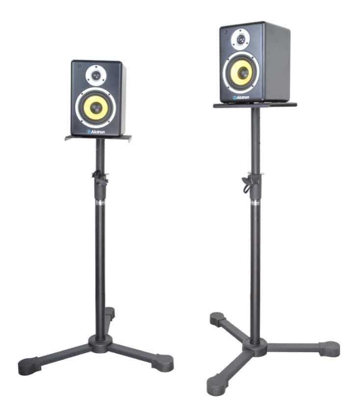 Alctron MS140 Height Adjustable Speaker Monitor Stand - Single