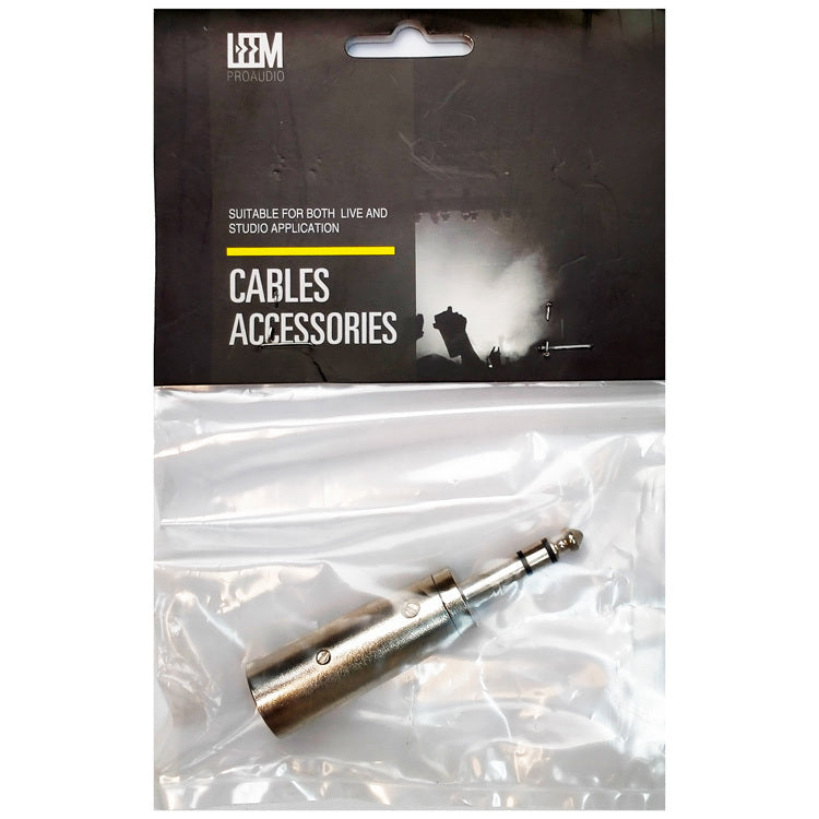 Leem Cable Adaptor XLR Male - 1/4" Straight TRS x 1