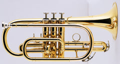 J.Michael CT420 Cornet (Bb) in Clear Lacquer Finish