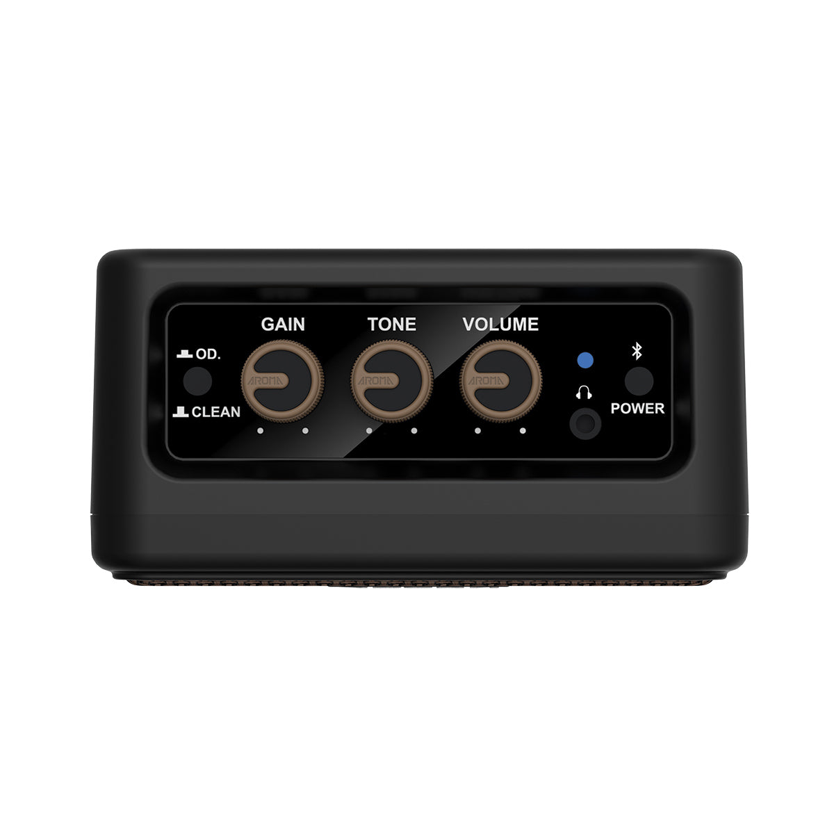 Aroma 5W Electric Guitar Rechargeable Portable Amplifier Black [AG-04}