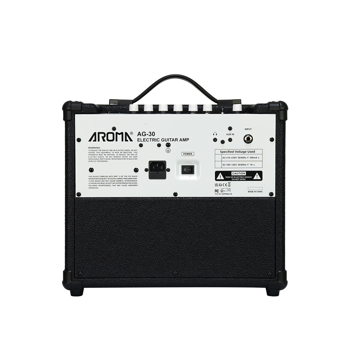 Aroma AG-30 Black 30W Electric Guitar Amplifier