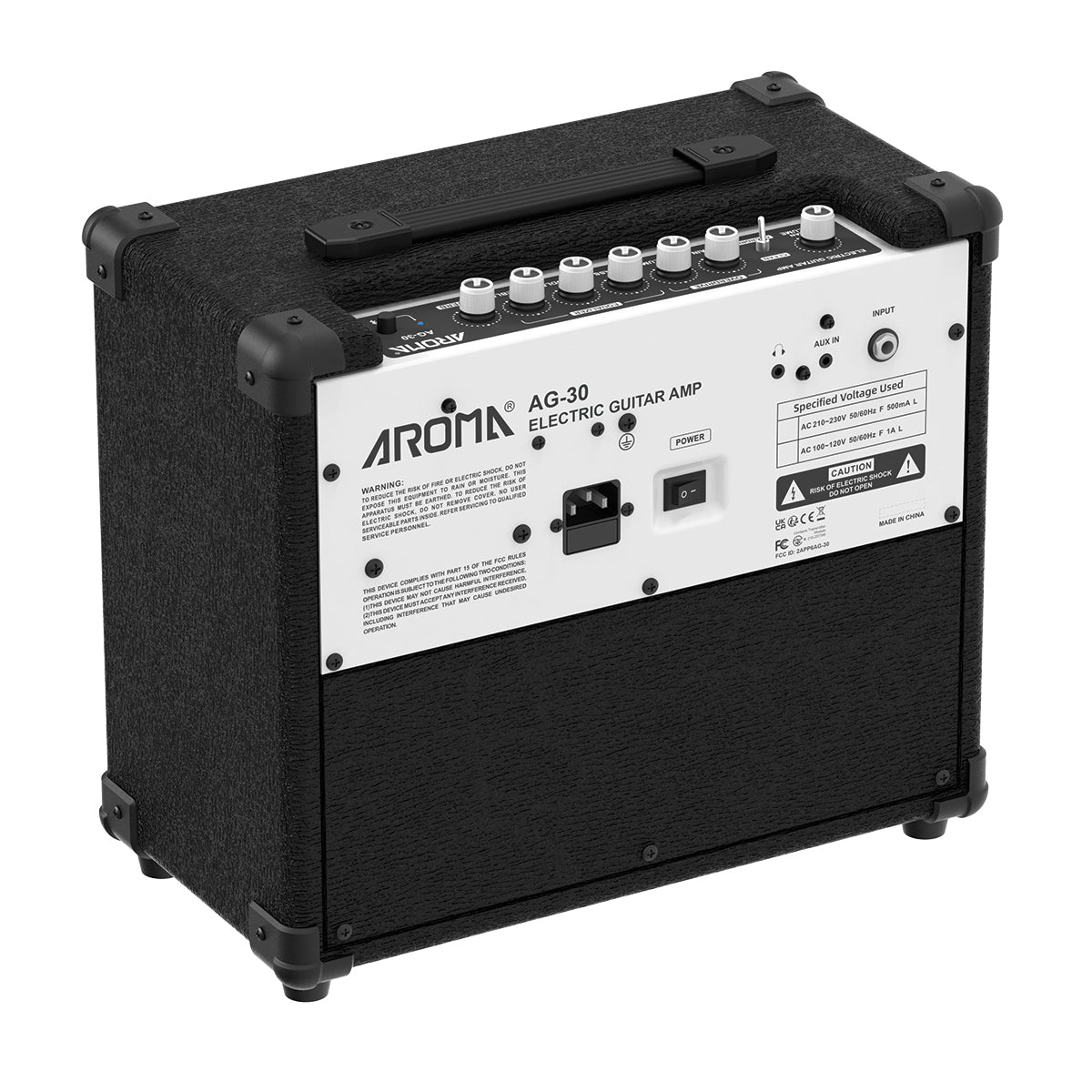 Aroma AG-30 Black 30W Electric Guitar Amplifier