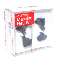 Gotoh GB707 Series Electric Bass Guitar Tuning Machines in Black Chrome Finish (4-inline)