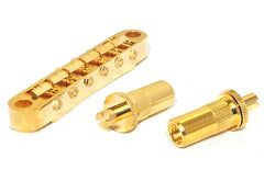 Gotoh GE103BT Tune-O-Matic Electric Guitar Bridge (Nashville) in Gold Finish