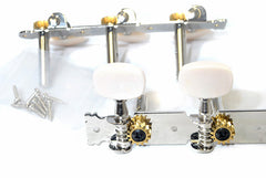 GT LA Series Acoustic Tuning Machines on Plate in Chrome Finish (3+3)