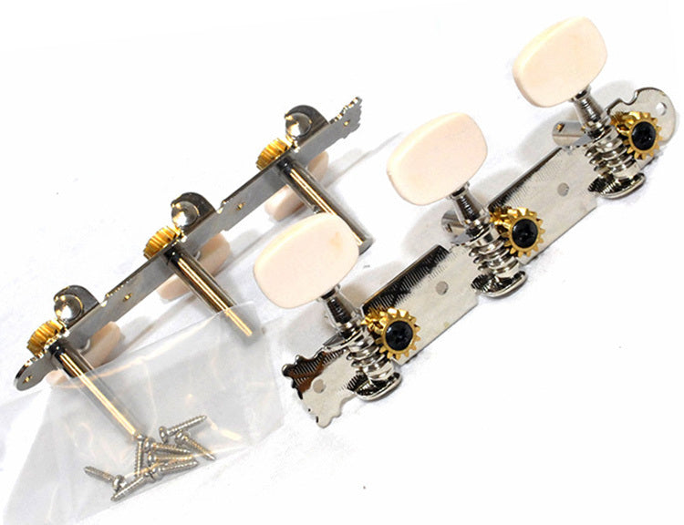 GT LA Series Acoustic Tuning Machines on Plate in Chrome Finish (3+3)