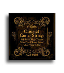 Aria Classical Nylon/Silver Ball End String Set (High Tension)