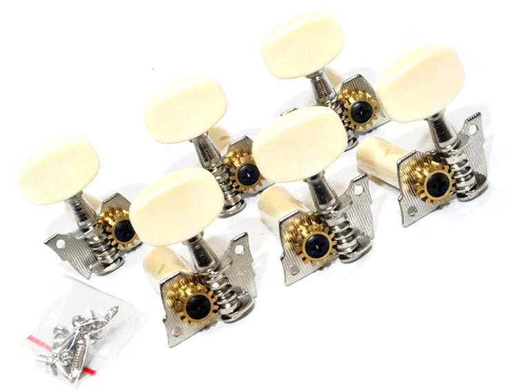 GT LA Series Classical Guitar Tuning Machines in Nickel Finish (3+3)