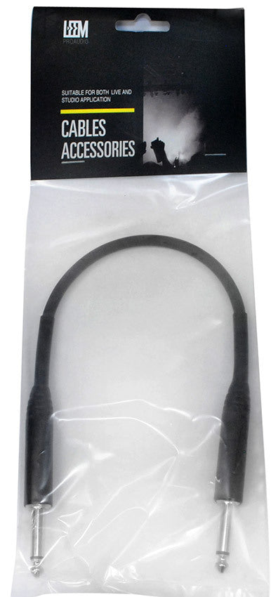Leem 1ft Heatshrink Instrument Cable (1/4