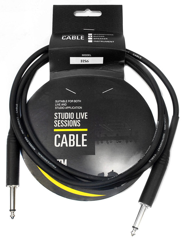 Leem 6ft Heatshrink Instrument Cable (1/4