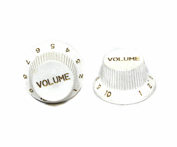 Gotoh ABS ST-Style Volume Knobs in White (Pk-2)