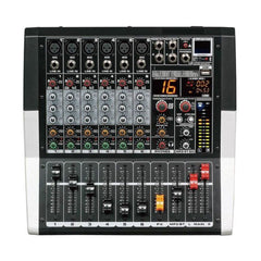 Leem LEP-6  Ultra-low noise 6-Channel Powered Mixer with Bluetooth
