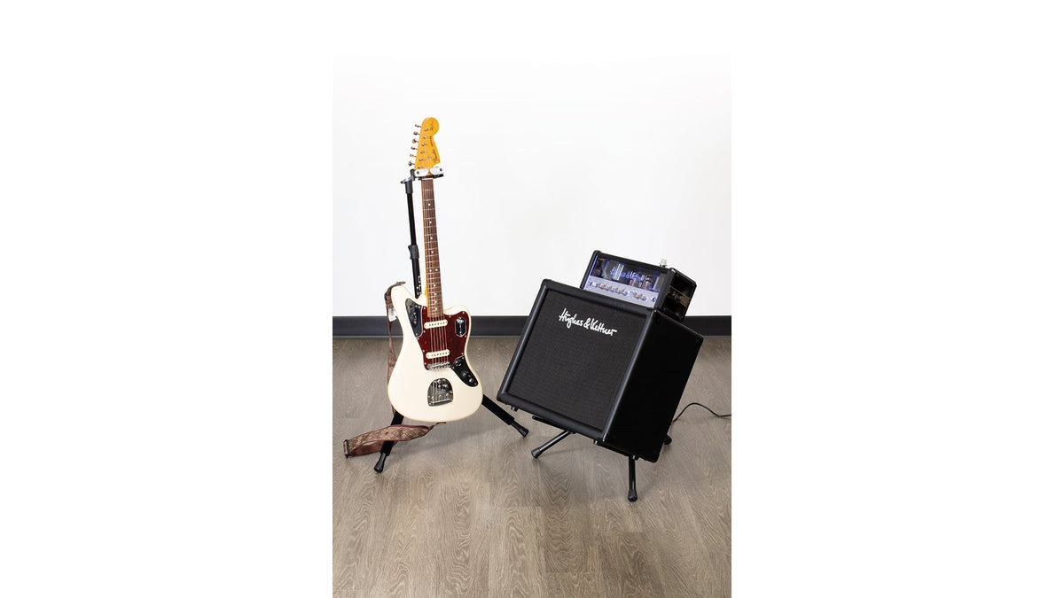 Ultimate Support AMP-150 Ultra Compact, Three-position Tilt Genesis Series Amp Stand w/ Locking Legs